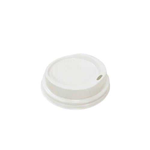 EcoSystems 8 Oz Hot Cup Dome Lid (White)