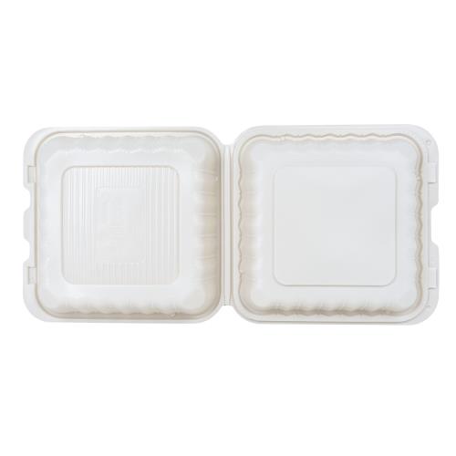 EcoSystems Compartment Hinged Container 8X8 (Ivory)