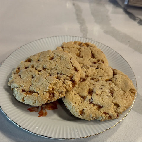6 Peanut Butter Skor Cookies (GF)